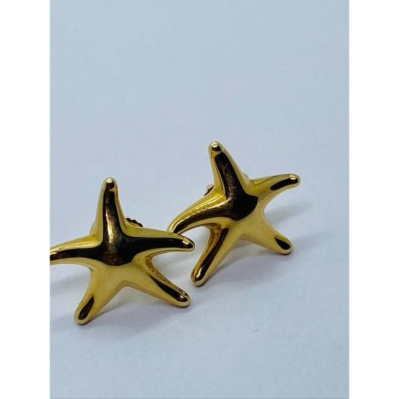 Tiffany & Co 18K Yellow Gold Starfish Star Fish 16mm Widest Point - Picture 4 of 10